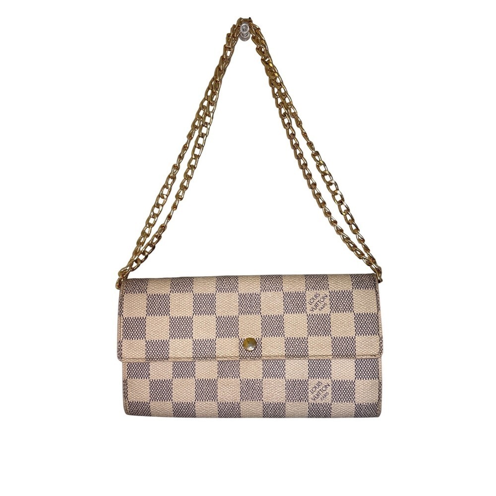 Louis Vuitton Damier Azure Sarah Wallet with Certificate of Authenticity - Picture 5 of 16